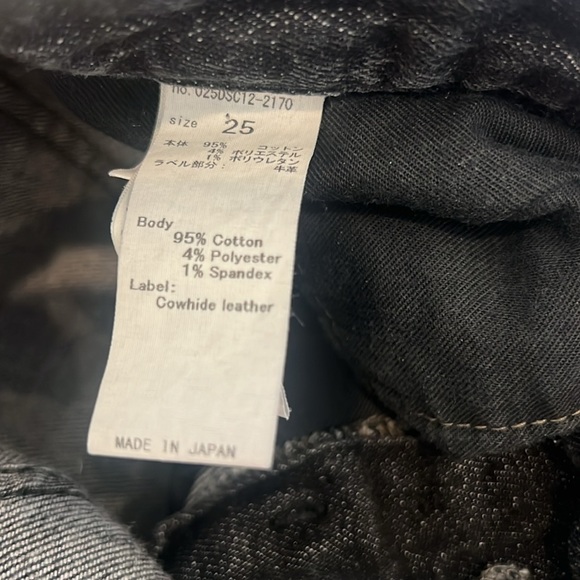 Moussy Vintage Black Glendale Mid Rise Distressed Frayed Hem Cropped Jeans - Picture 10 of 10